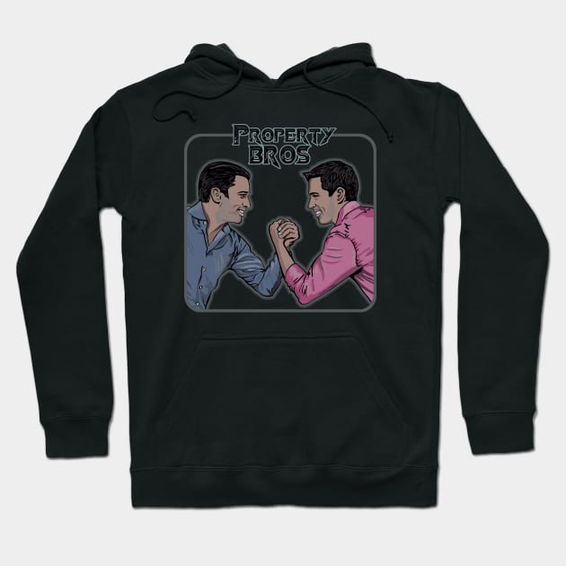 Property Bros with dots Hoodie by FanboyMuseum